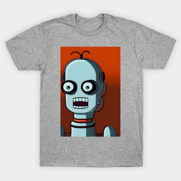 Creepy robot T-Shirt by Urbanic